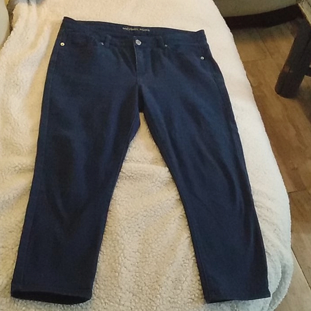 Michael Kors Dark Blue Capris size 8